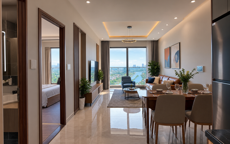 !!SIÊU HIẾM!! Bán căn hộ 2PN 61m2 ở FourS Tower, chỉ với 2,6 tỷ